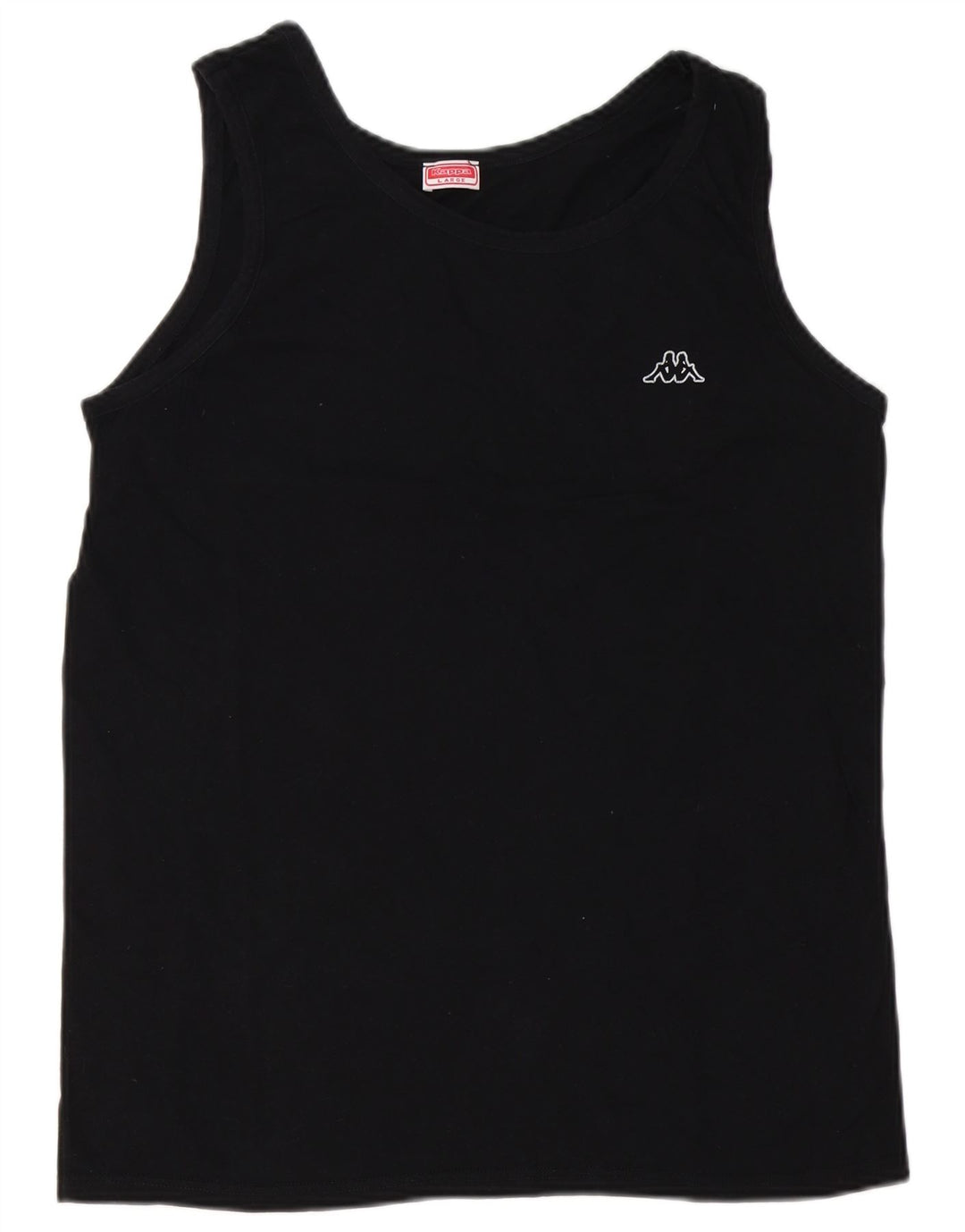 Kappa Colete Masculino Top Grande Preto