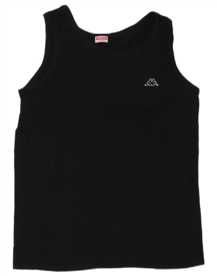 Kappa Colete Masculino Top Grande Preto