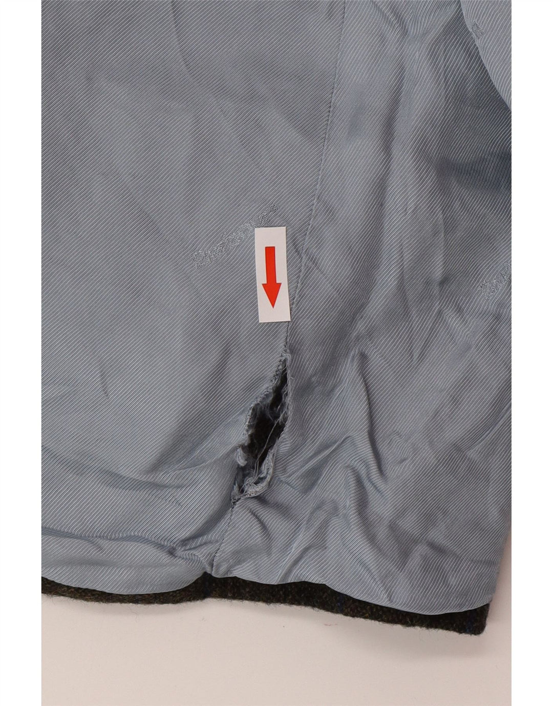 Jaqueta blazer masculina Barbour com 2 botões Reino Unido 42 grande lã xadrez cáqui