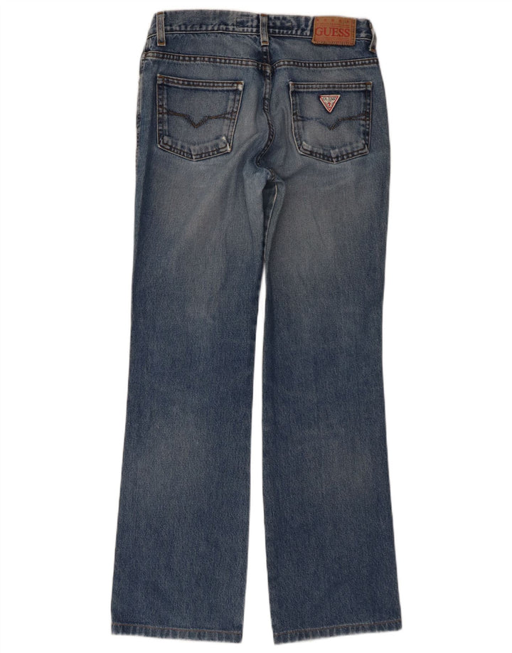 Guess Jeans Bootcut Feminino W28 L30 Azul Algodão