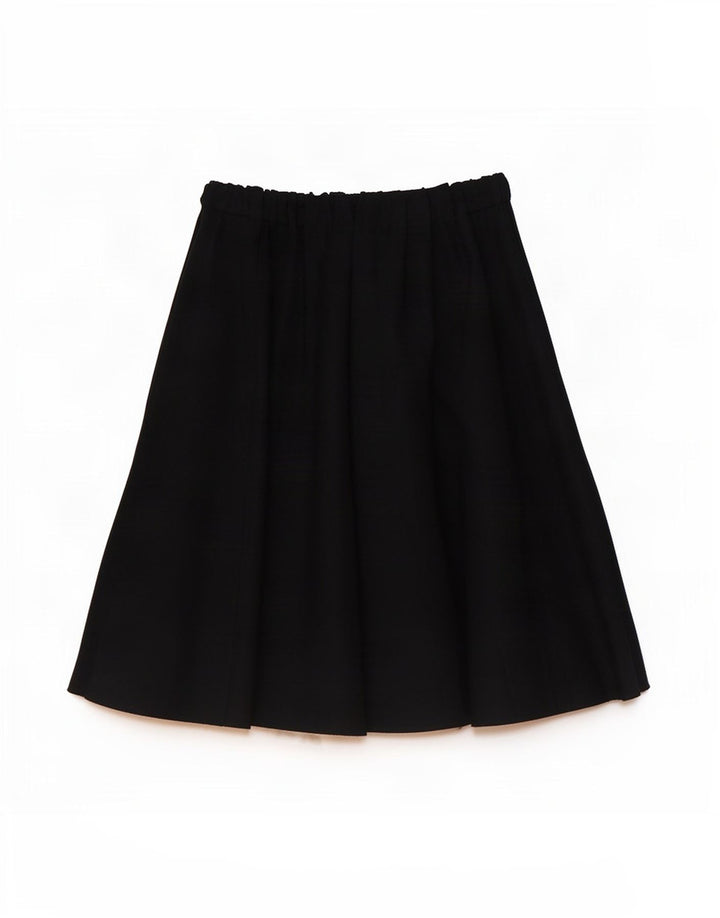 Saia plissada feminina Zara pequena W26 azul marinho poliéster