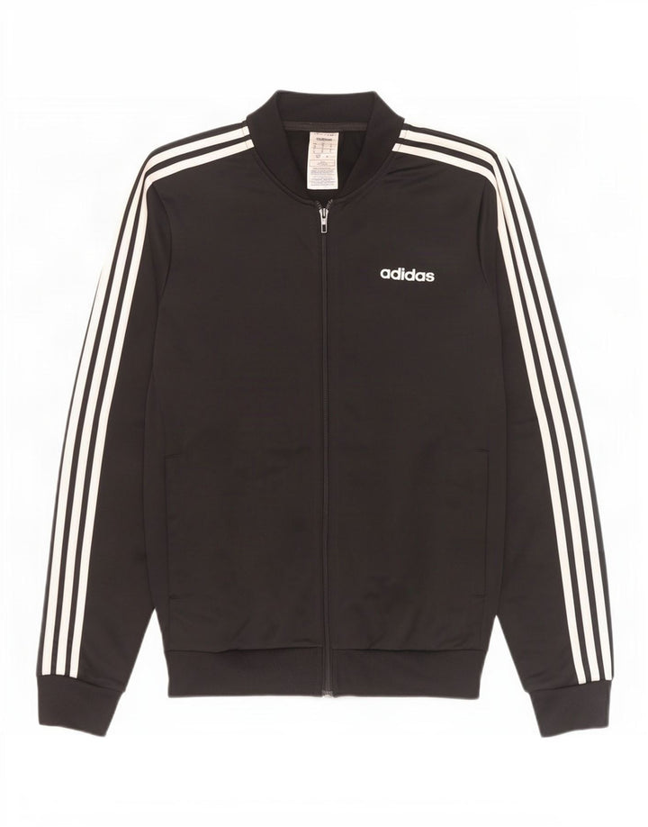 Adidas Mens Treino Top Jacket Pequeno Poliéster Preto