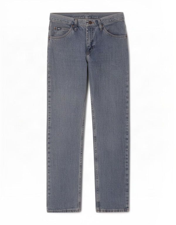 Lee Mens Straight Jeans W30 L32 Azul Algodão