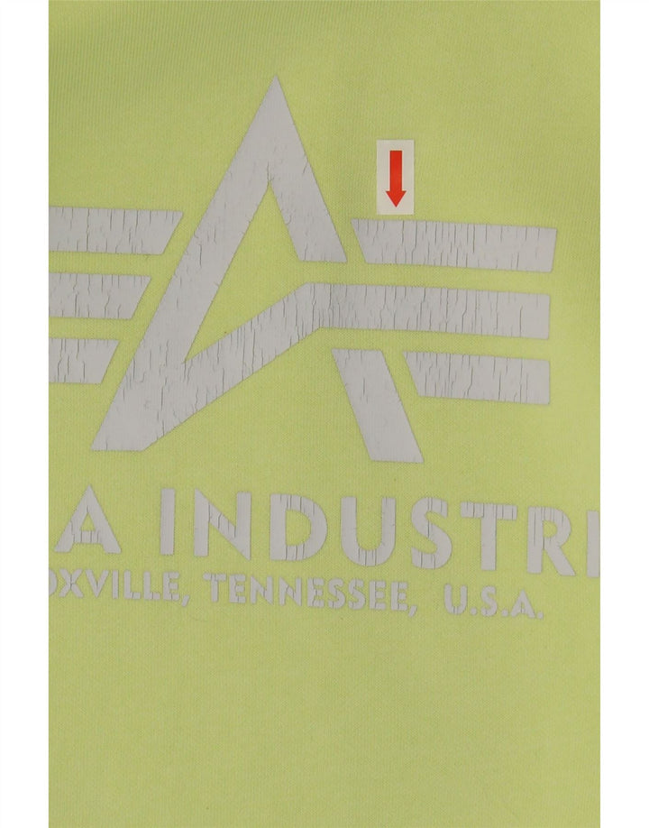 Alpha Industries Suéter gráfico masculino XL verde