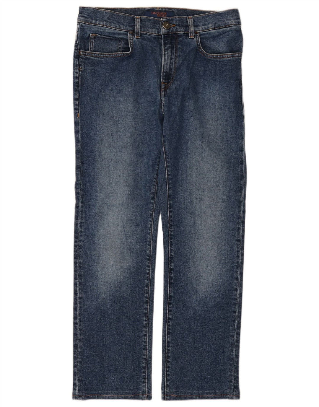 Jeans retos femininos TRUSSARDI W31 L28 azul