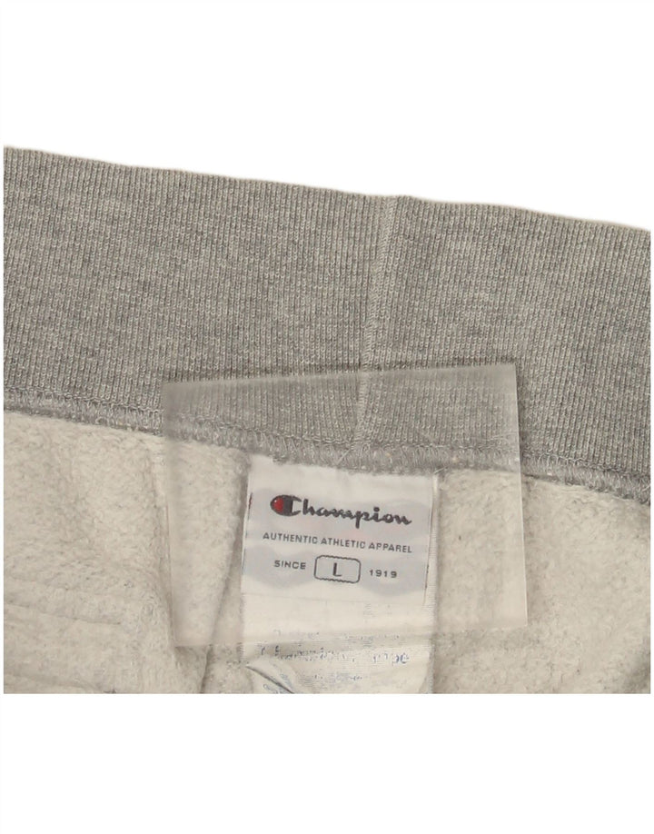 Calça esportiva masculina Champion Joggers grande algodão cinza