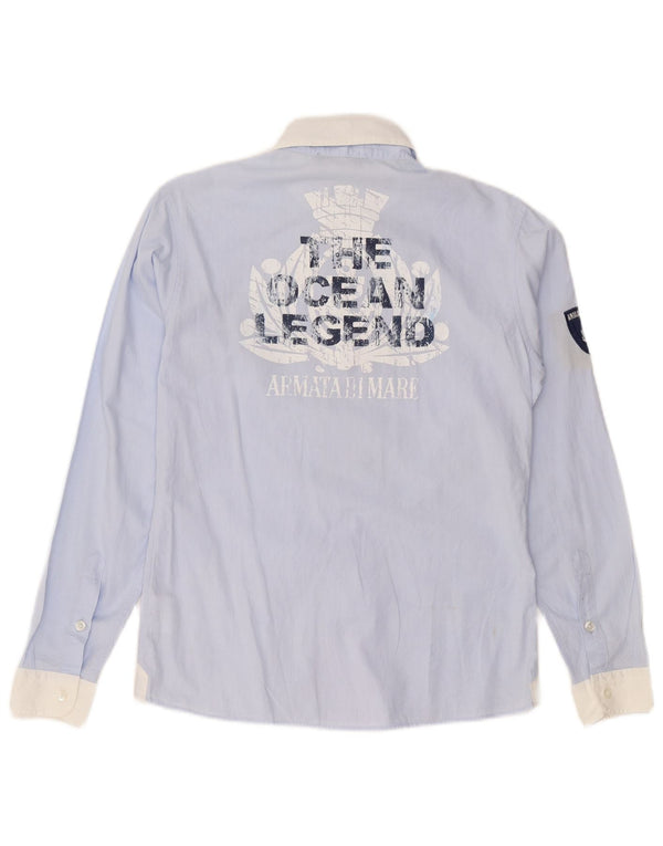 Camisa gráfica Armata Di Mare Boys 13-14 Anos XL Azul Algodão