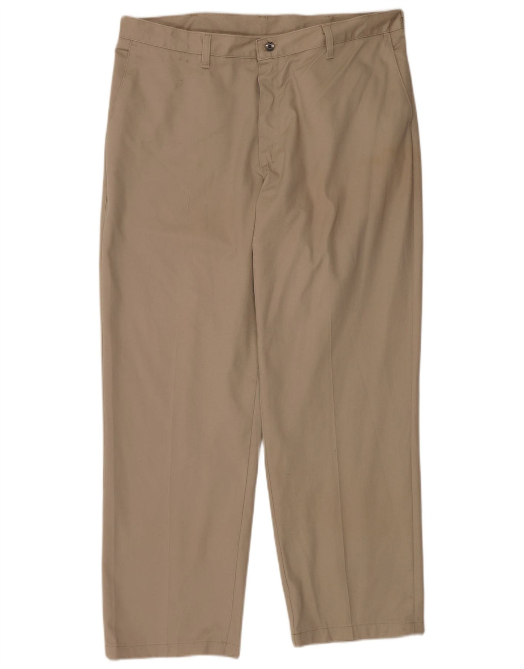 Calça chino reta masculina LEE W38 L30 algodão bege