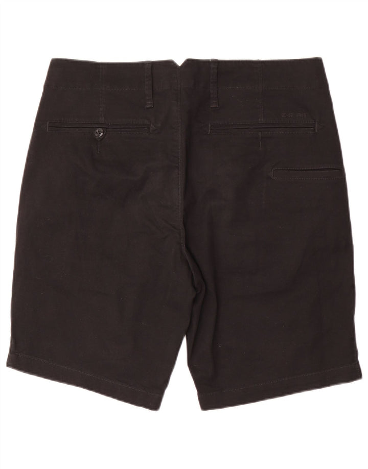 G-Star Mens Chino Shorts W33 Médio Algodão Preto