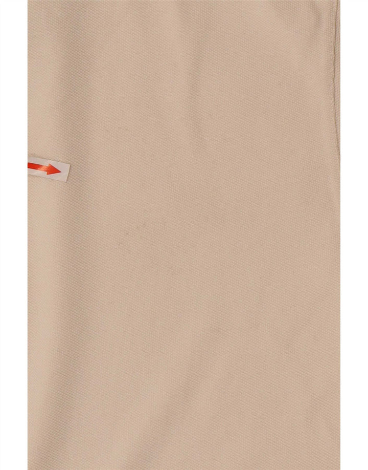 Camisa polo masculina Barbour grande de algodão branco