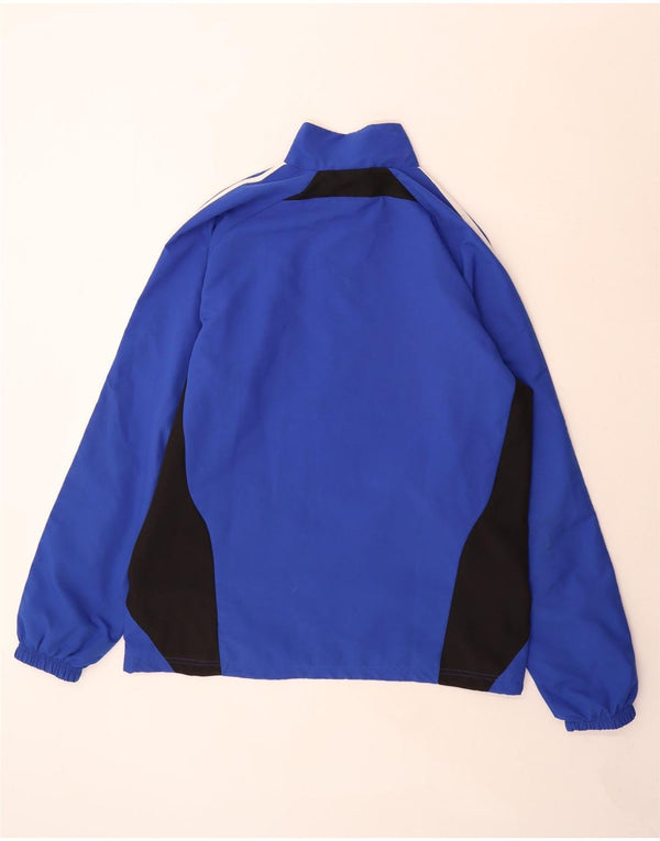 Adidas Mens Rain Jacket UK 42/44 Grande Azul Colorblock Poliéster