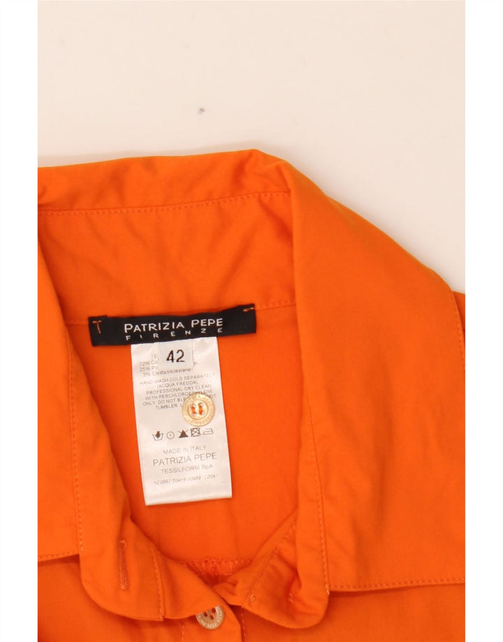 PATRIZIA PEPE Body feminino IT 42 algodão laranja médio
