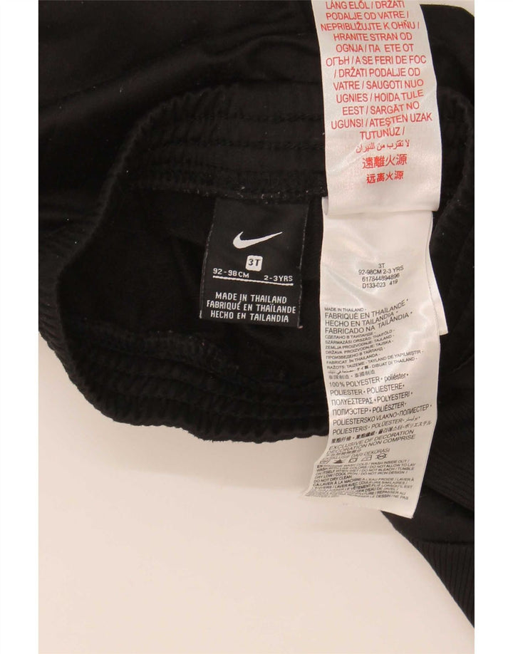 Calça de treino Nike Boys Joggers 2-3 anos preto colorblock poliéster