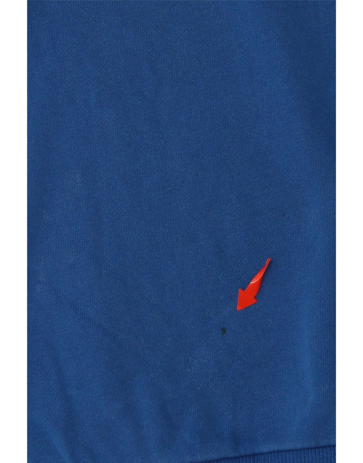 DIESEL moletom gráfico masculino jumper médio azul algodão