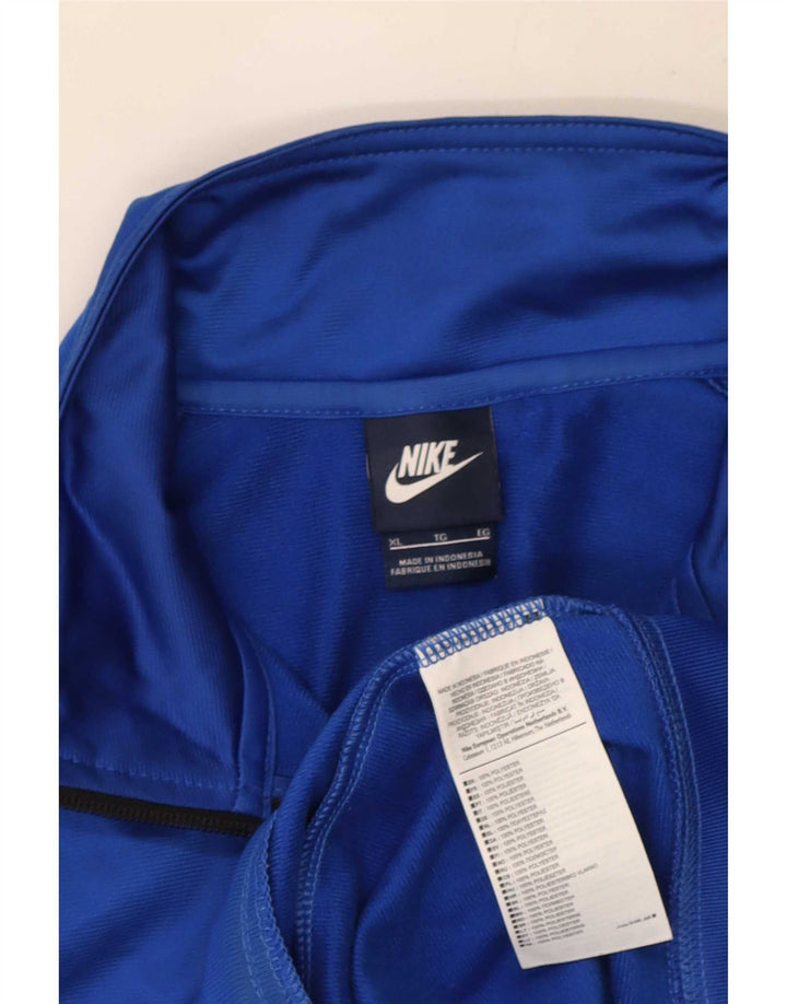 Nike Mens Tracksuit Top Jacket XL Azul Colorblock Poliéster