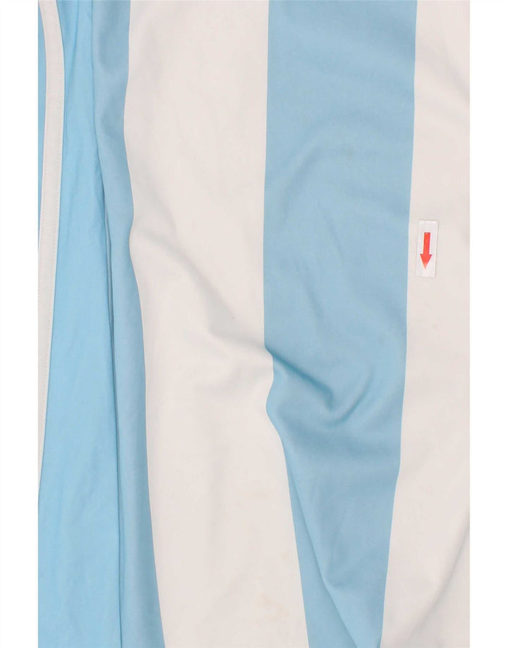 Camiseta Adidas Menino Climacool Top 13-14 Anos Listrado Azul Poliéster