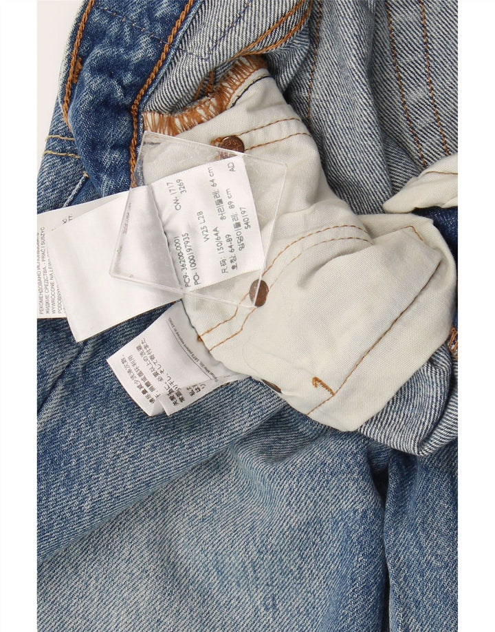 Levi's feminino 501 jeans retos W25 L28 algodão azul