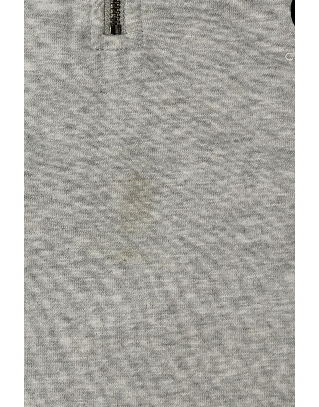 Moletom masculino CALVIN KLEIN JEANS com zíper e gola cinza médio