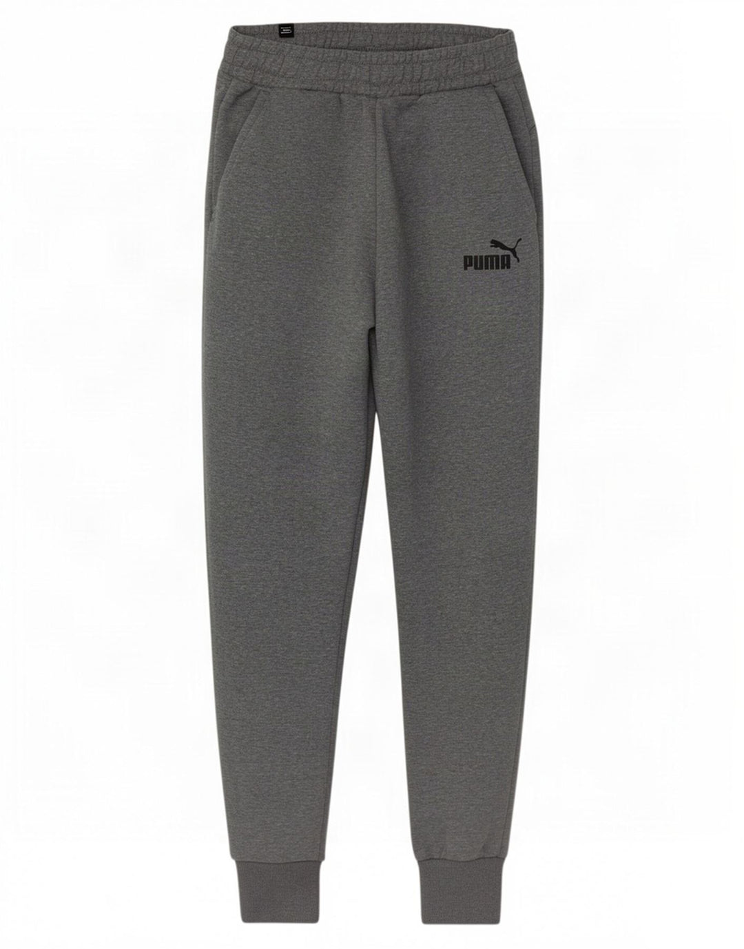 Calça de treino masculina Puma Joggers pequeno algodão cinza