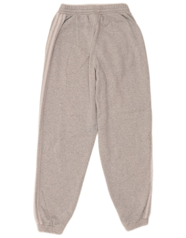 Adidas Womens Graphic Tracksuit Calças Joggers UK 8 Pequeno Cinza Algodão