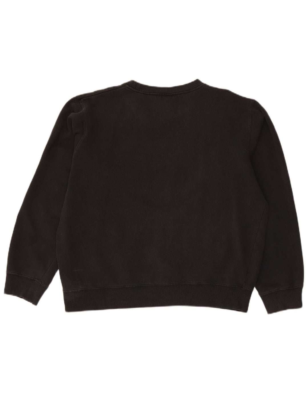 FILA moletom gráfico masculino jumper grande algodão preto