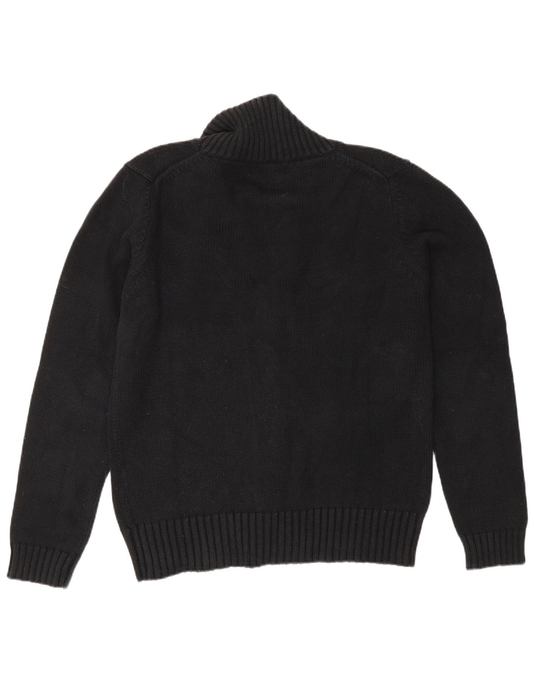 Suéter cardigã masculino Zara médio preto algodão clássico