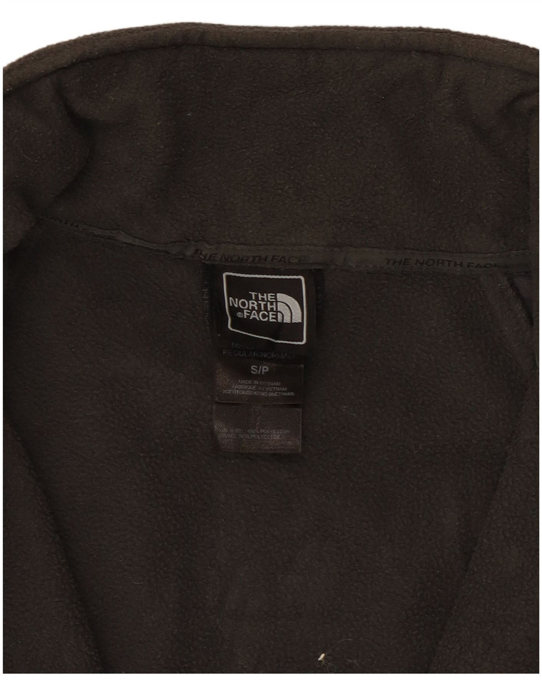 Jaqueta de lã masculina The North Face UK 36 poliéster cinza pequeno