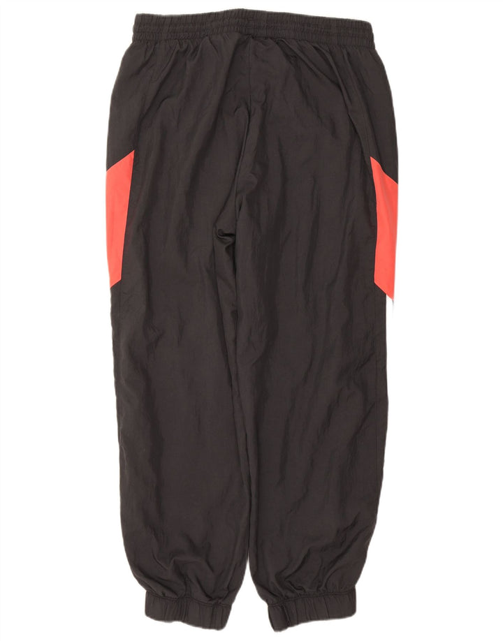 Calça de treino feminina ADIDAS Joggers UK 16/18 grande cinza colorblock