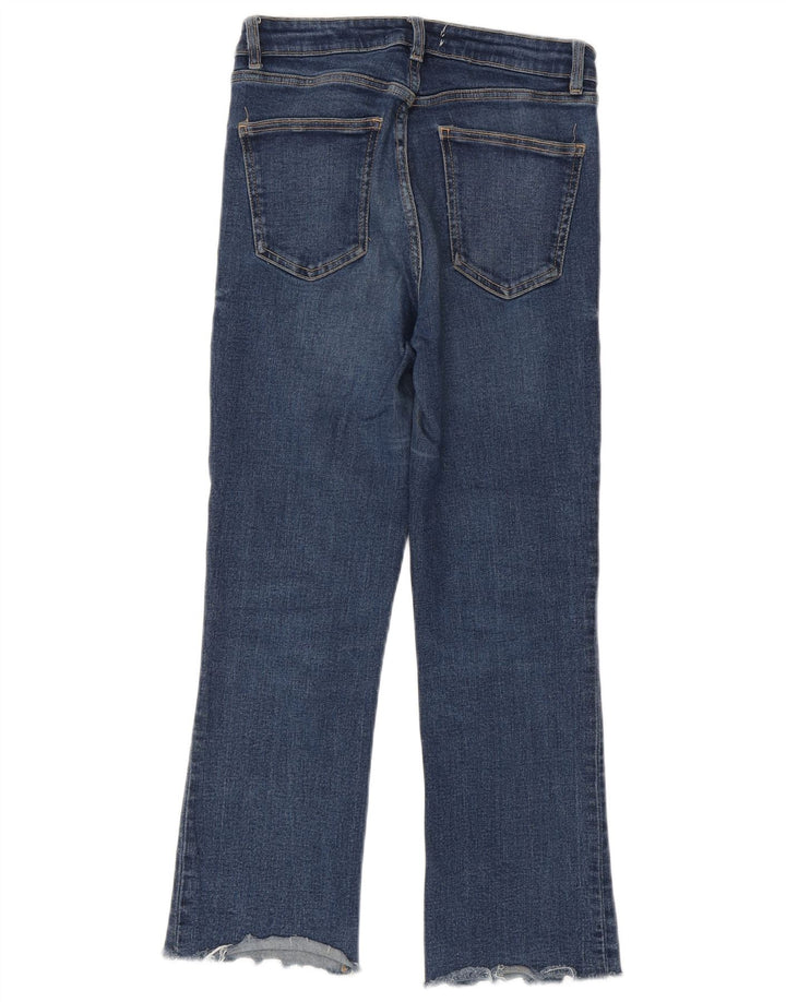 Calça jeans feminina Zara Bootcut EU 36 XS W26 L25 Azul
