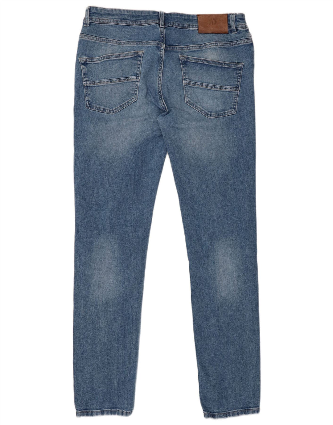 DACK'S Jeans Slim Masculino IT 50 Grande W34 L31 Azul Algodão