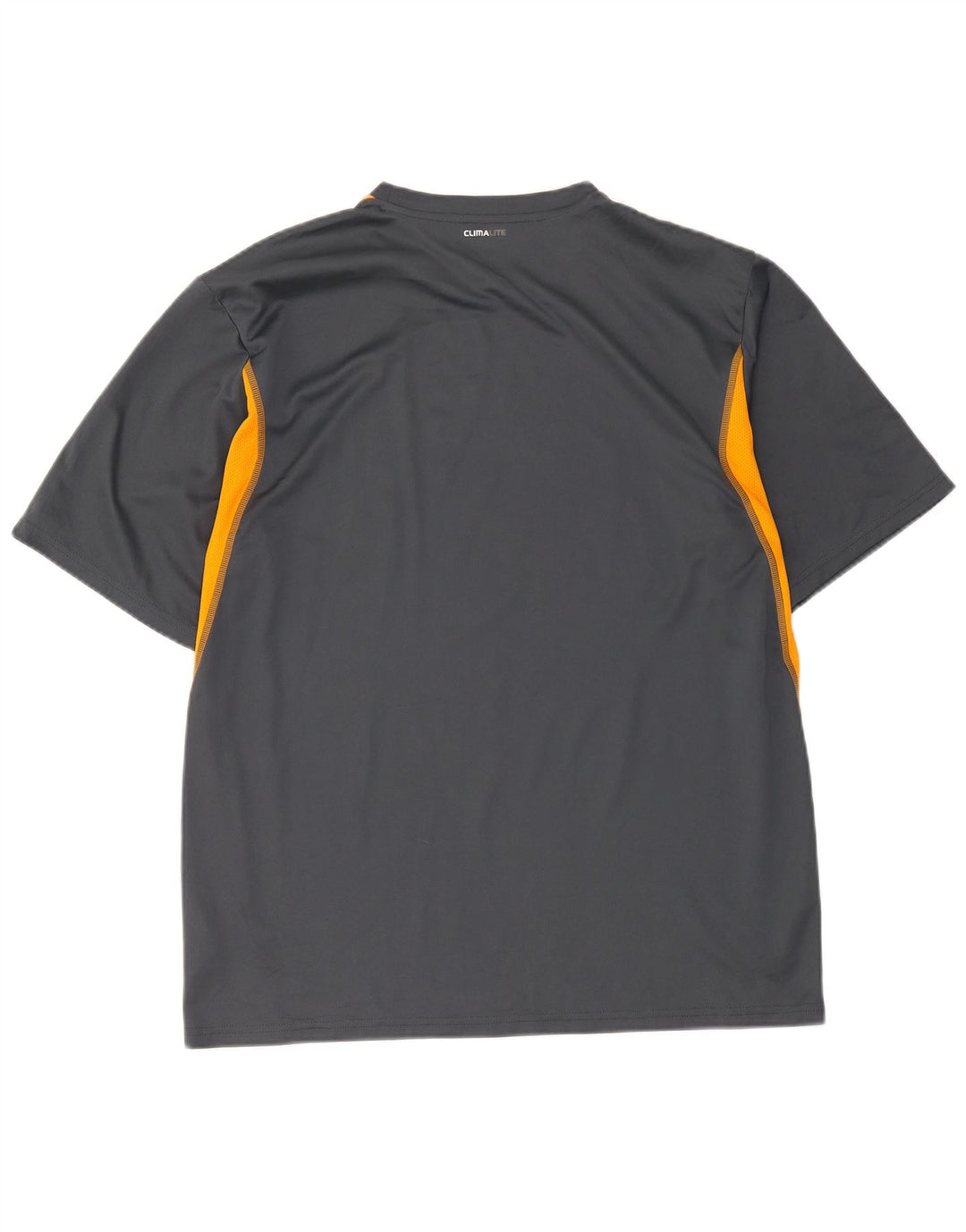 Camiseta masculina Adidas Climalite Top XL cinza colorblock poliéster