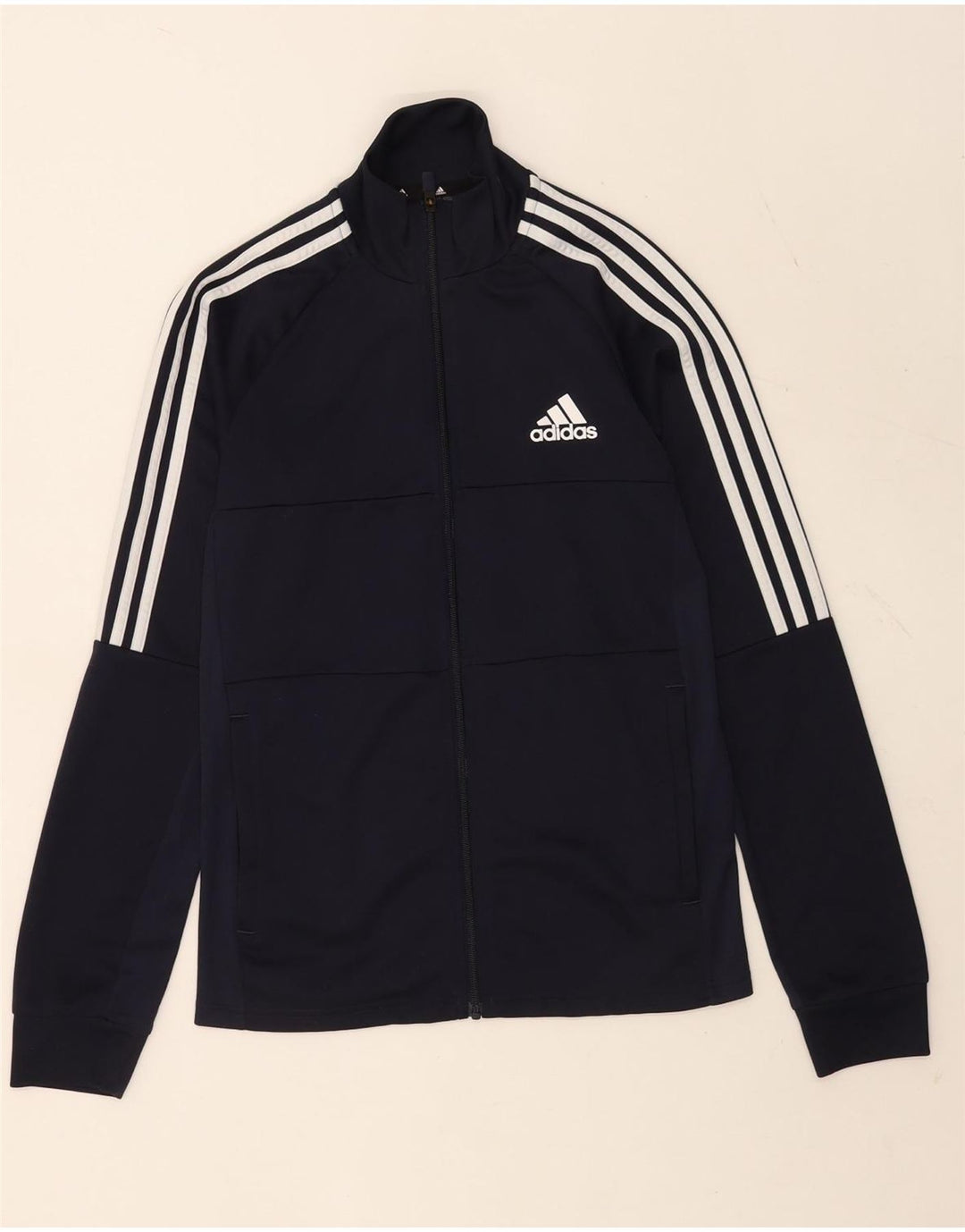 Adidas Mens Aeroready Tracksuit Top Jacket Pequeno Poliéster Azul Marinho
