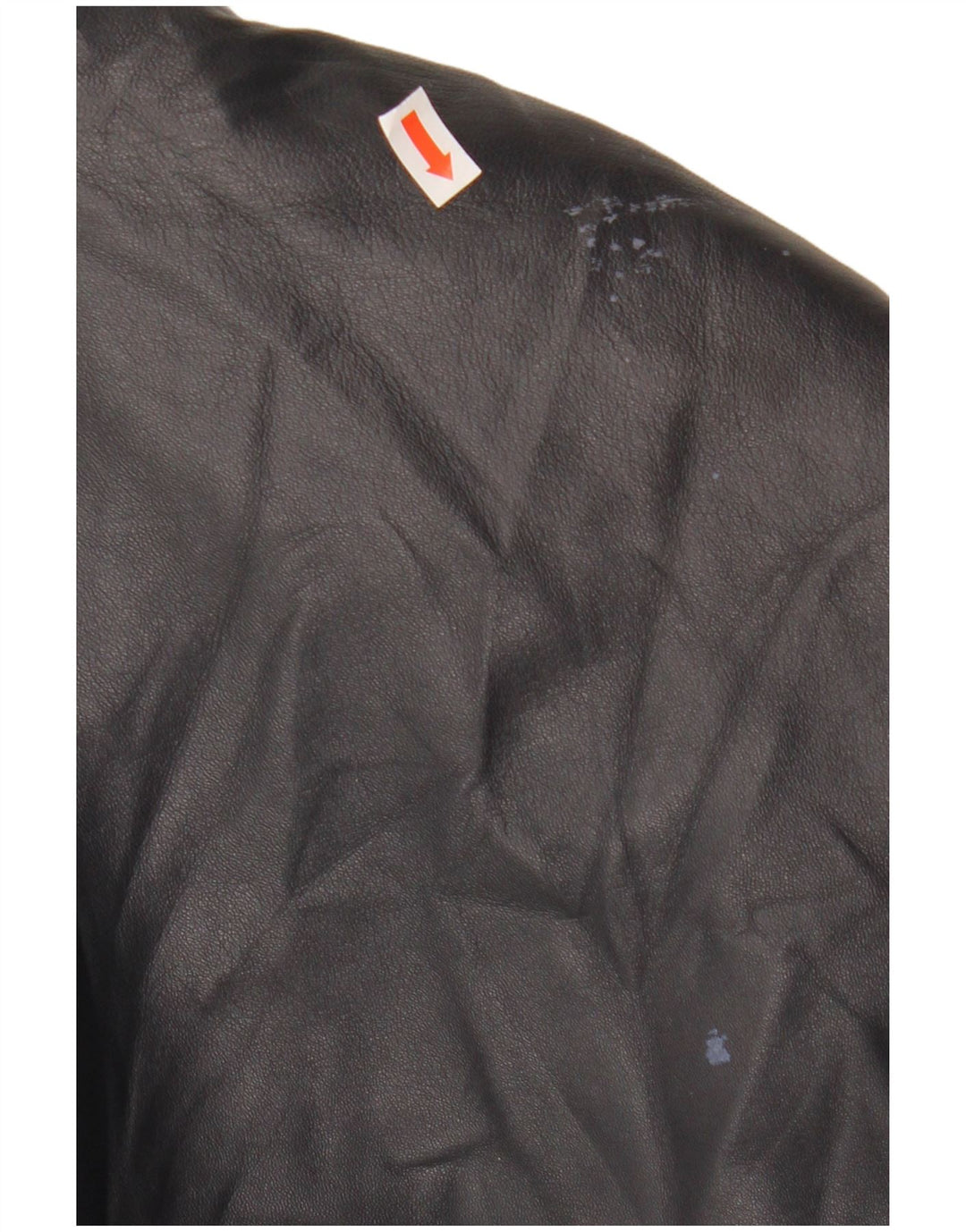 Jaqueta de couro feminina PER ME UK 22 2XL couro preto