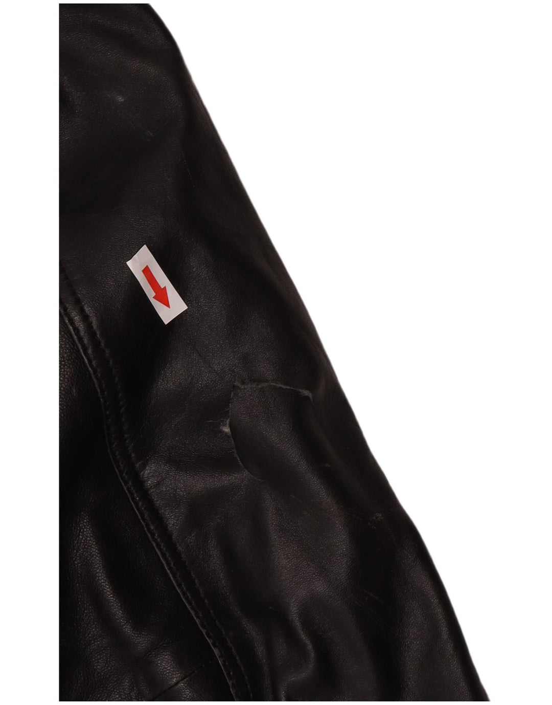 Jaqueta Mustang masculina de couro Racer UK 44 2XL couro preto