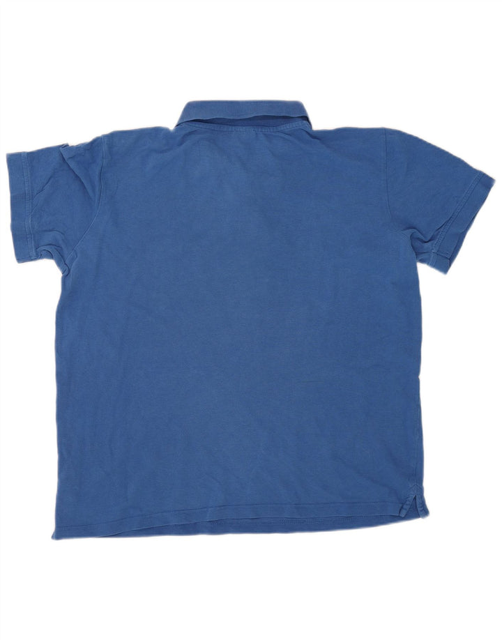 Camisa polo masculina Kappa grande algodão azul