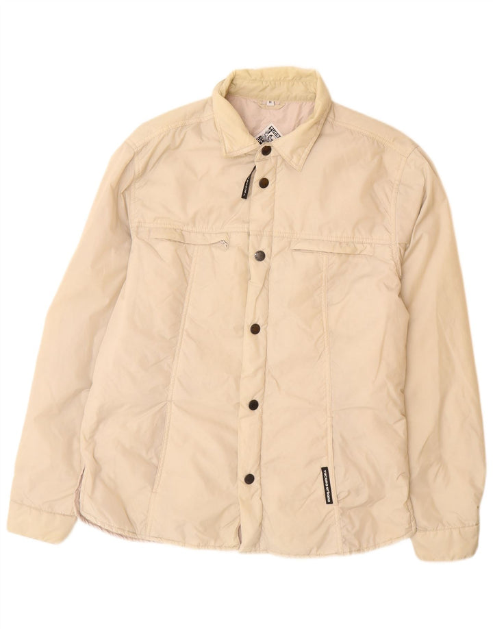 Jaqueta acolchoada masculina TUCANO URBANO UK 38 médio off white nylon