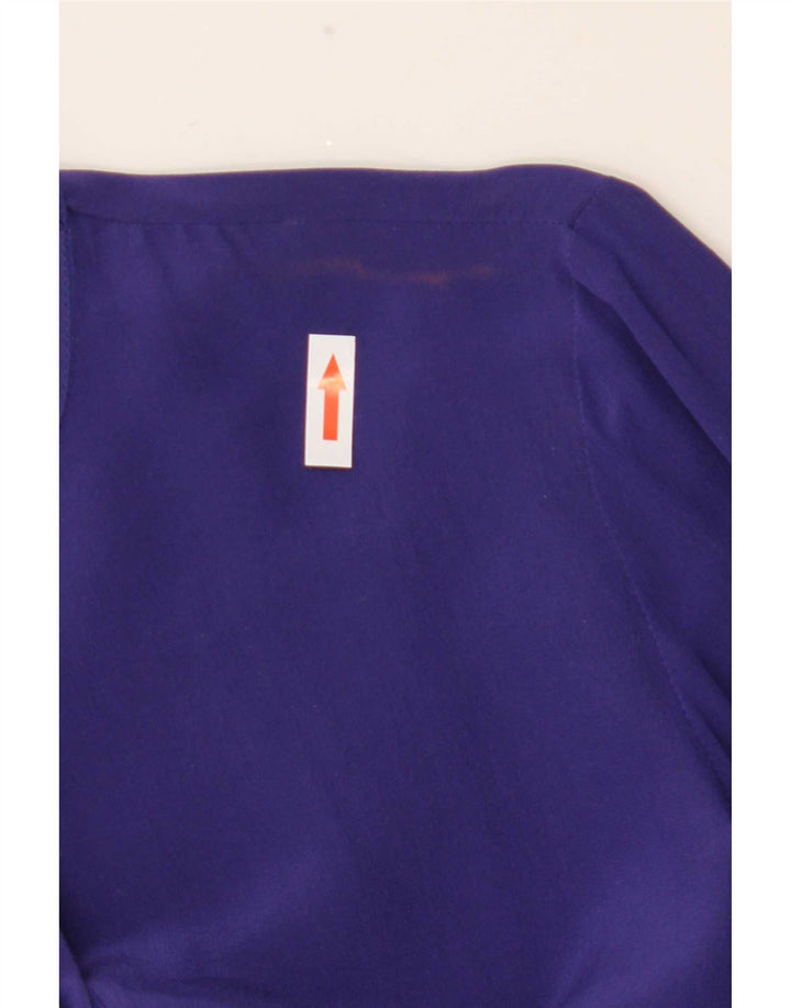 Blusa camisa feminina Lazzari Reino Unido 8 pequena roxa