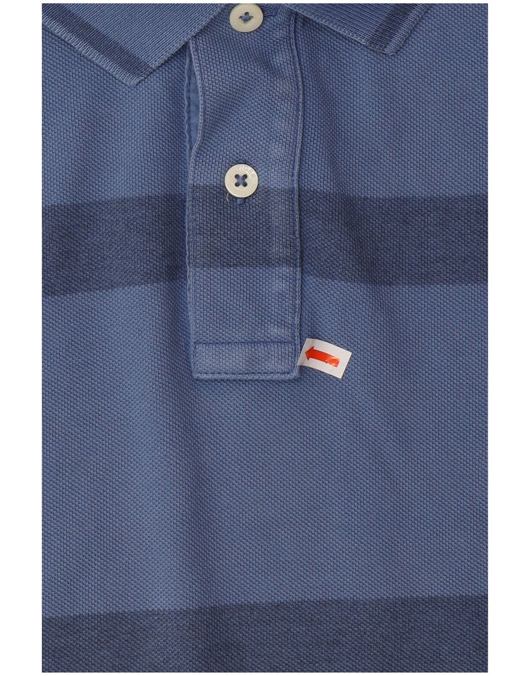 Camisa polo masculina TOMMY HILFIGER Slim Fit 2XL algodão listrado azul