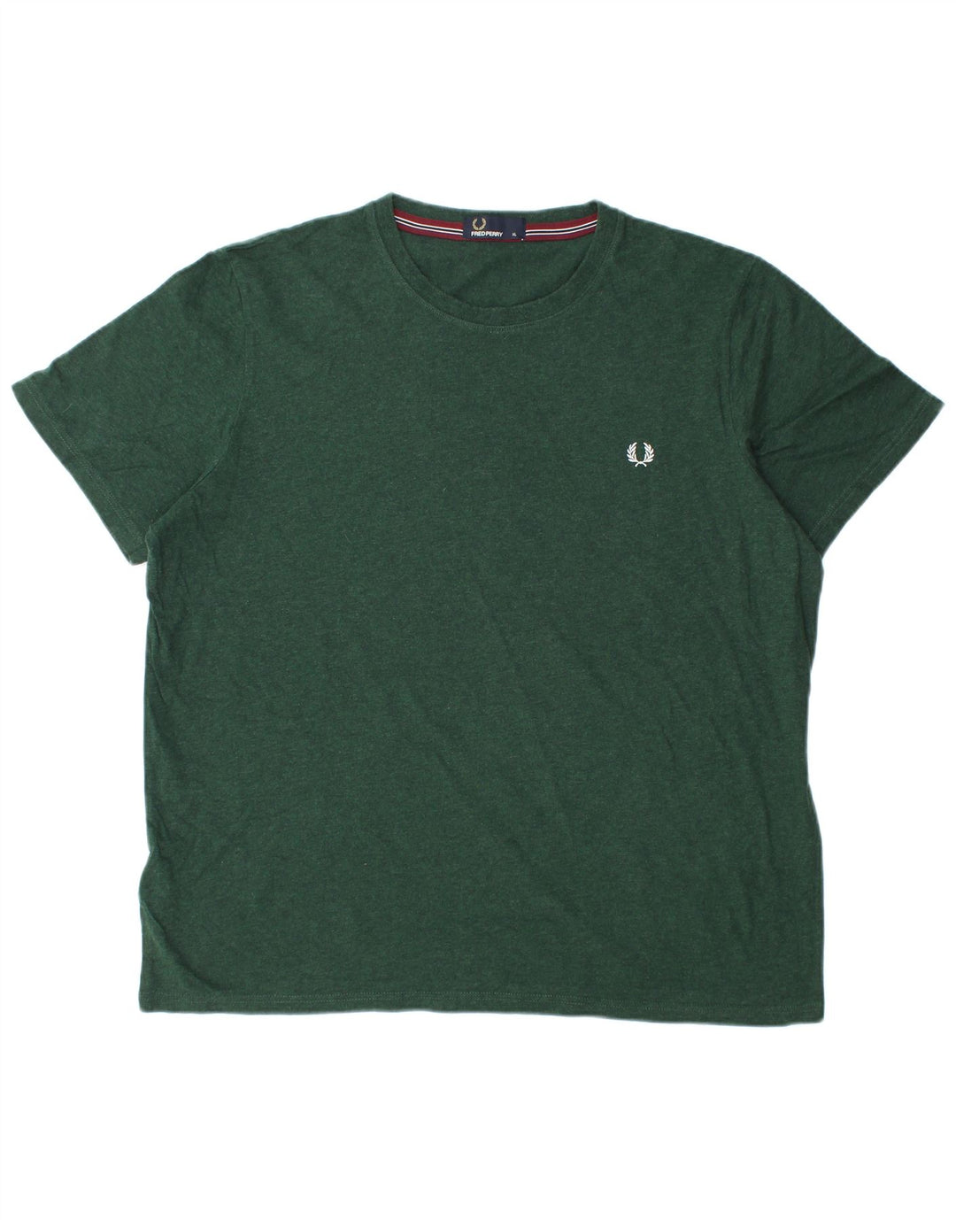 Camiseta masculina Fred Perry Top XL algodão verde