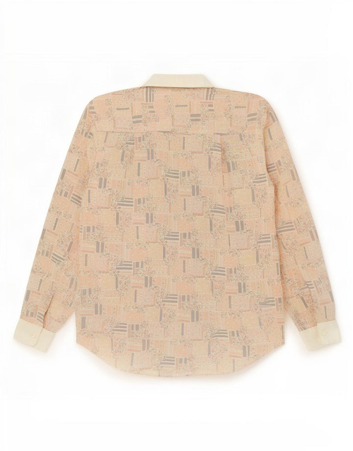 Camisa feminina HANAITI UK 14 média multicolorida patchwork poliéster