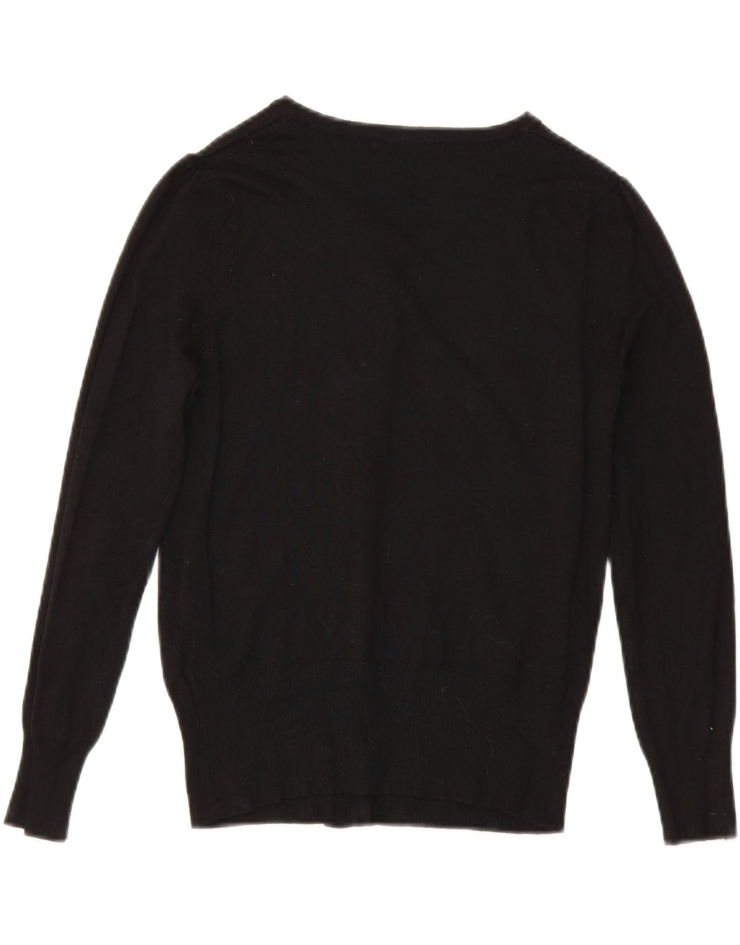 Suéter cardigã feminino Marks & Spencer Reino Unido 10 pequeno viscose preta
