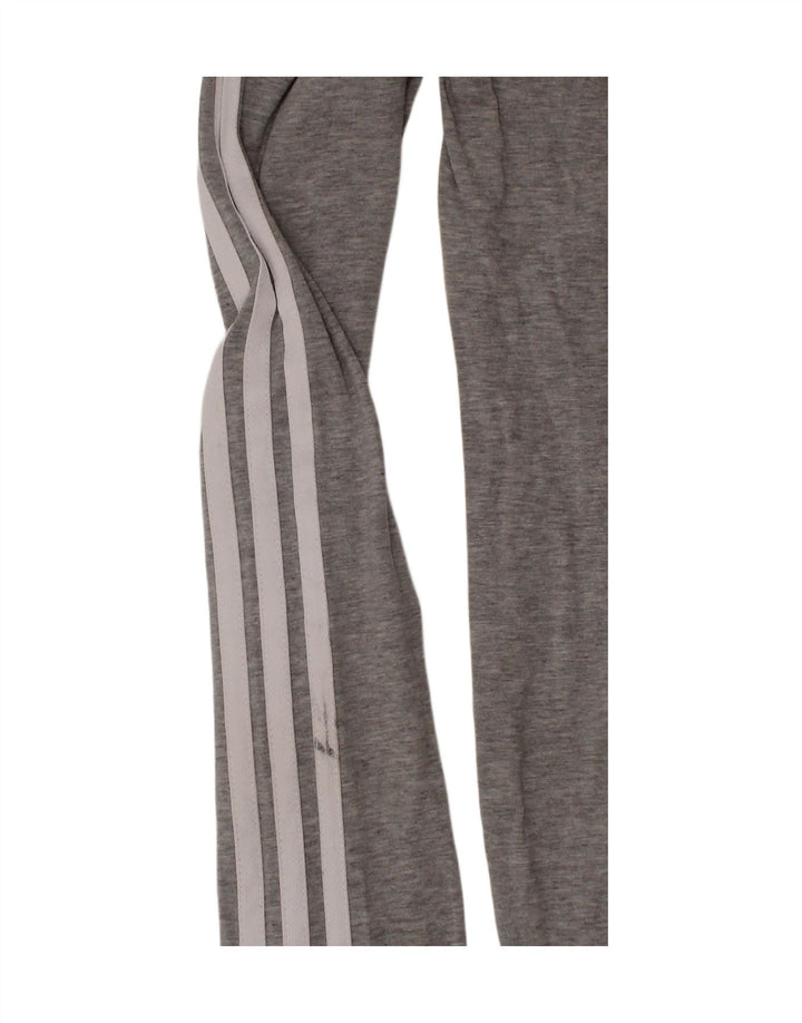 Leggings ADIDAS Meninas 9-10 Anos Cinza Algodão