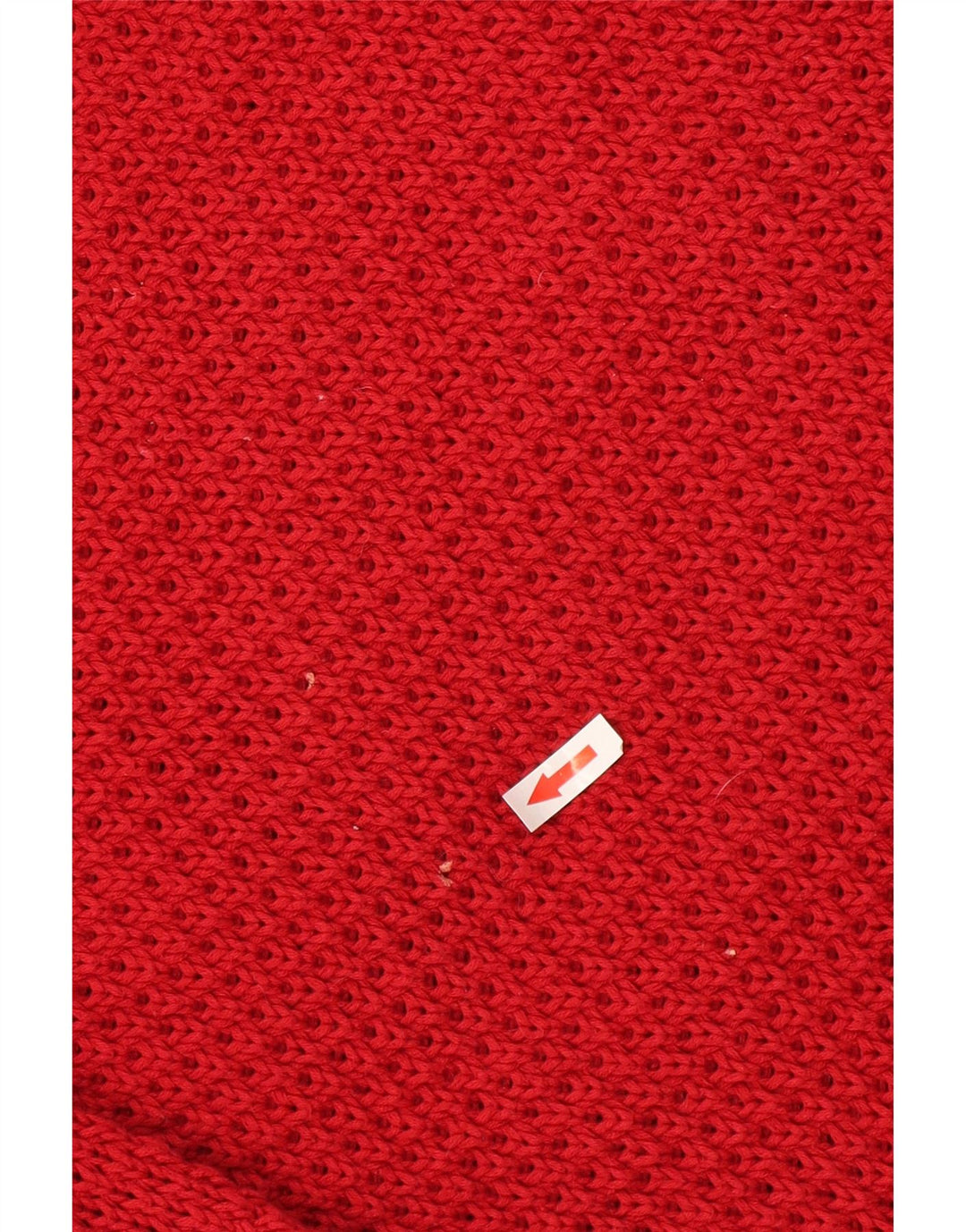 Suéter feminino Marks & Spencer grande com gola canoa Reino Unido 10 pequeno vermelho