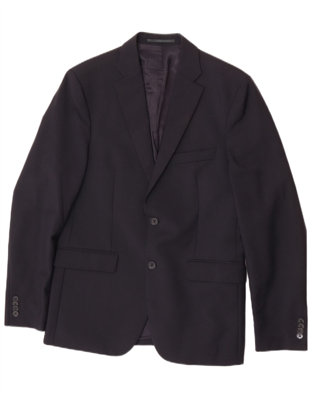 Jaqueta blazer masculina de 2 botões Acne Studios IT 48 médio azul marinho clássico