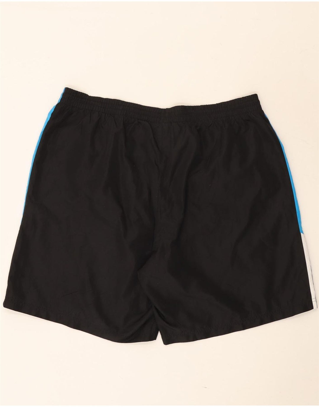 Shorts esportivos masculinos Adidas 2XL preto colorblock poliéster
