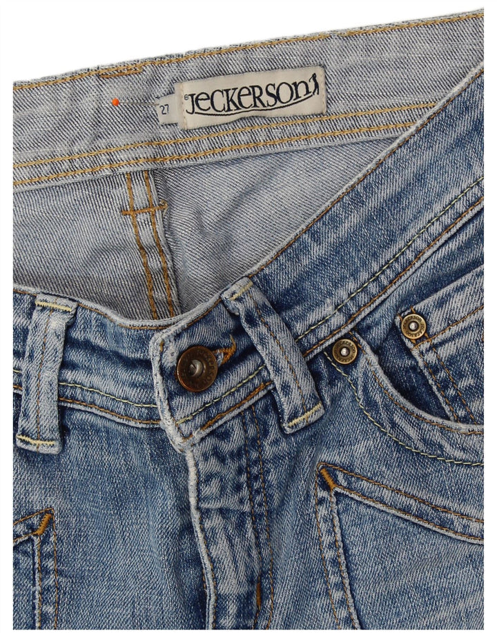 Jeans retos femininos JECKERSON W27 L34 azul