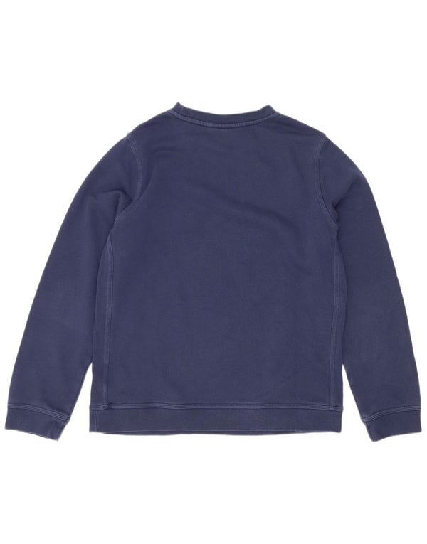 Moletom gráfico Nike Boys Jumper 13-14 anos XL azul marinho algodão