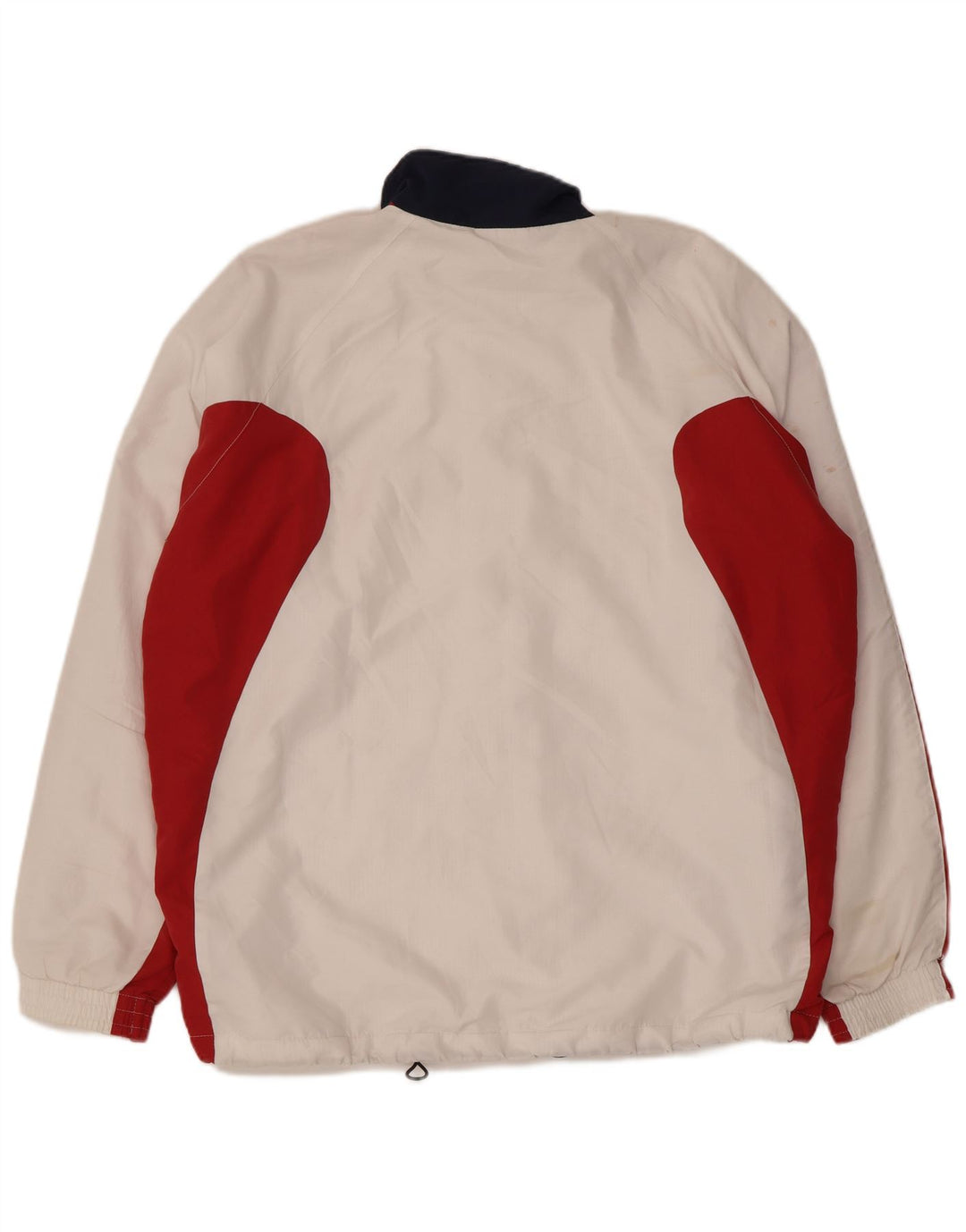Diadora Mens Tracksuit Top Jacket UK 42 XL Branco Colourblock Poliéster