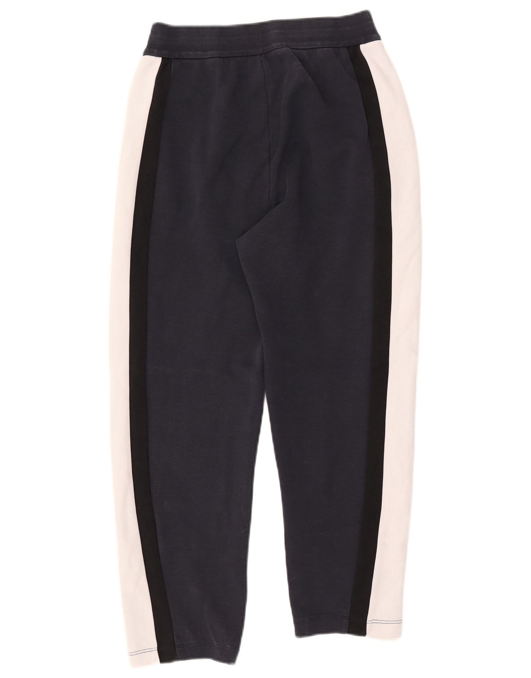 Calça de treino masculina ARMANI EXCHANGE XS azul marinho algodão colorblock