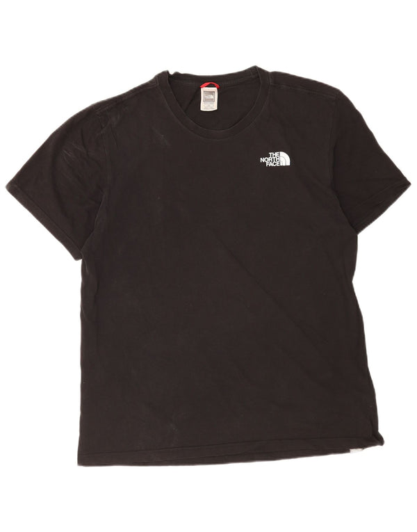 Camiseta gráfica masculina The North Face grande algodão preto